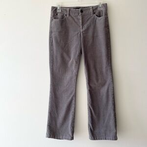 Talbots Women’s Petite Curvy Gray Corduroy Pants Size 4